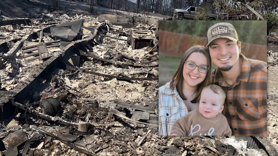 Family loses everything in WA's Chelan Hills fire