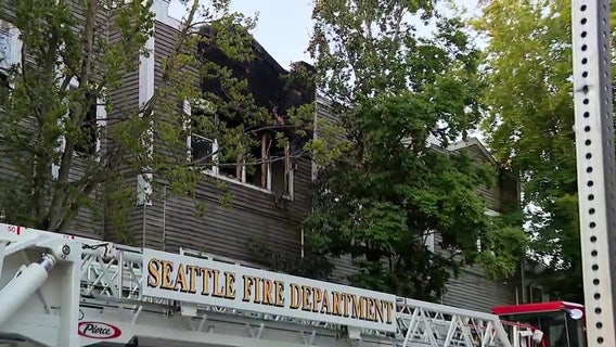 Seattle commercial building fire damages office suites