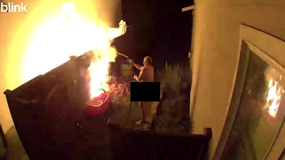 Naked Sumner, WA man helps contain fire sparked by leftover fireworks