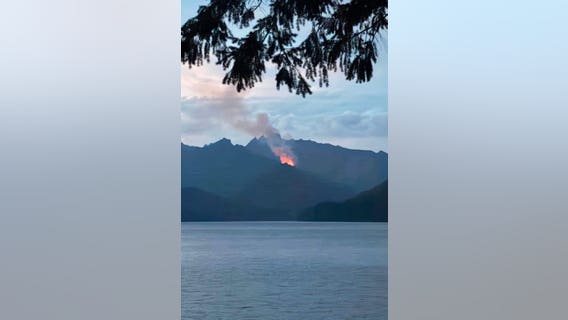 Three Queens Fire burns amid Red Flag Warning in Kittitas County, WA