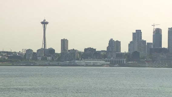 Hazy Seattle: Air quality dips due to PNW wildfires