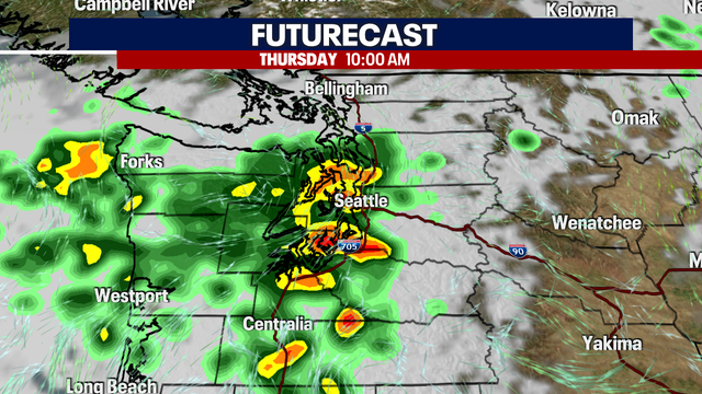 Seattle weather: Warm Wednesday, storm chance Thursday