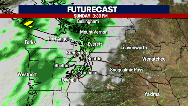 Seattle weather: Few passing showers then drier by midweek