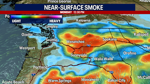 Seattle weather: Hot, smoky week ahead
