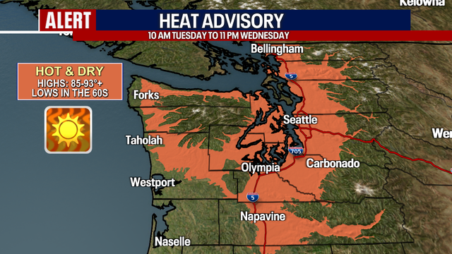 Seattle weather: Smoky skies in the 90s