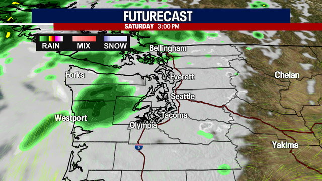 Seattle weather: Weekend shower chances, Red Flag Warnings