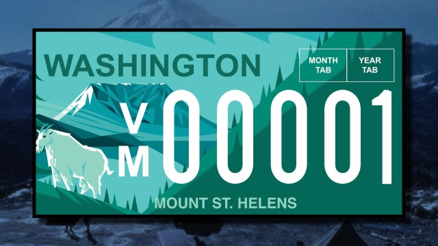 WA drivers can soon get their Mount St. Helens plate