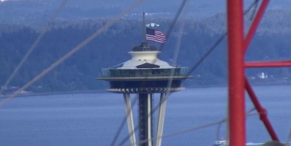 Seattle Space Needle flag at half-staff following deadly food festival shooting