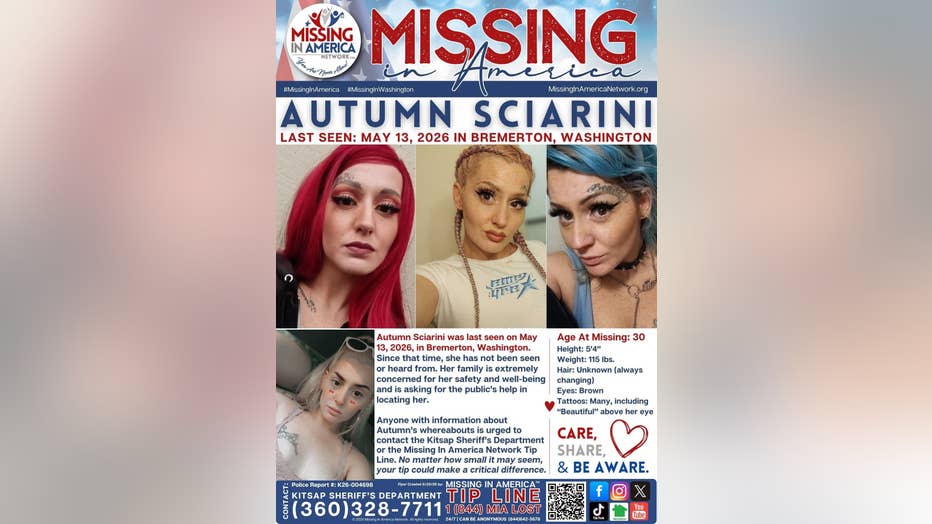 Autumn Sciarini Missing Poster