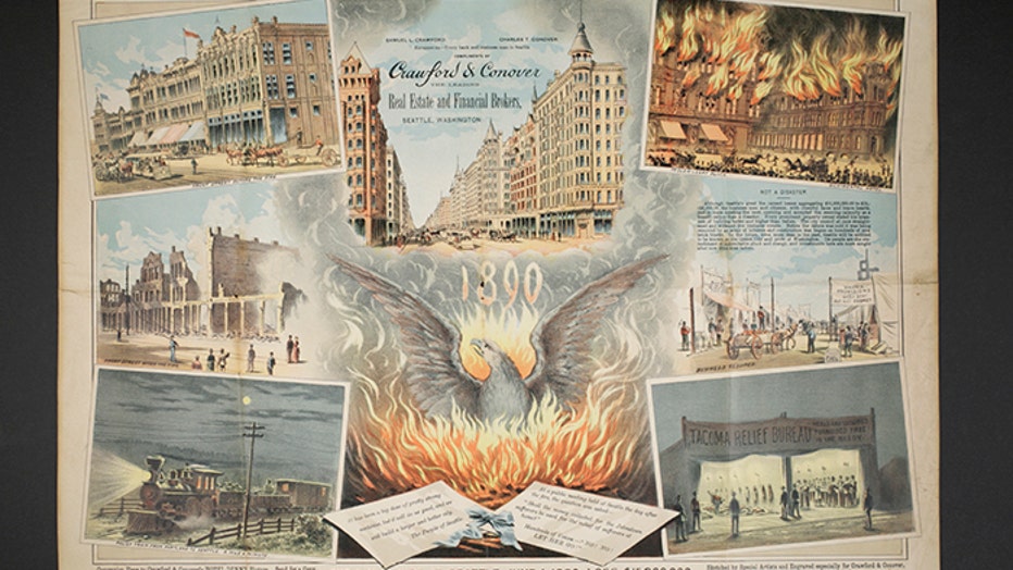 Pioneer Square fire (Via MOHAI)