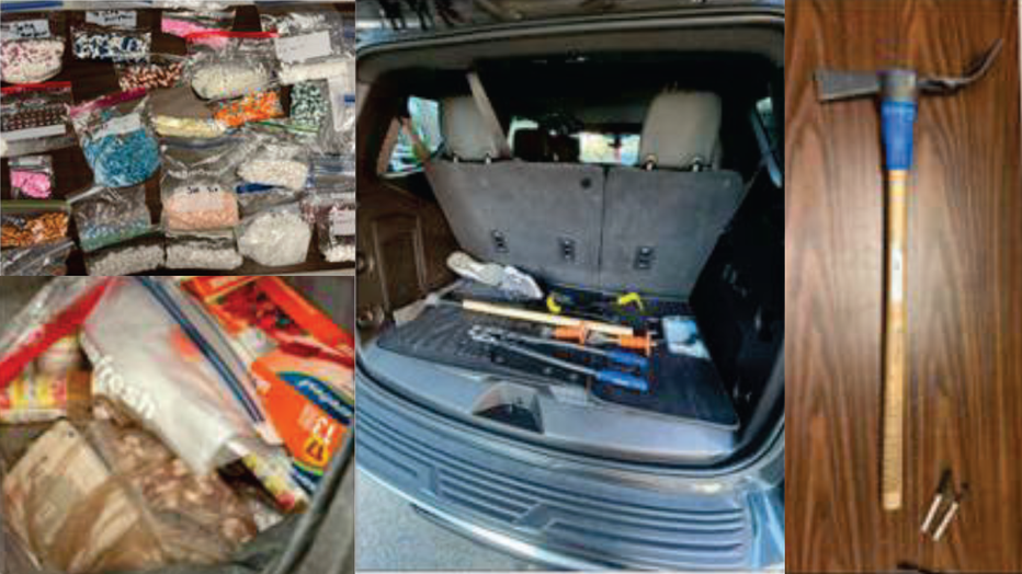 Drugs, Burglary Tools Recovered From WA Pharmacy Burglary Spree