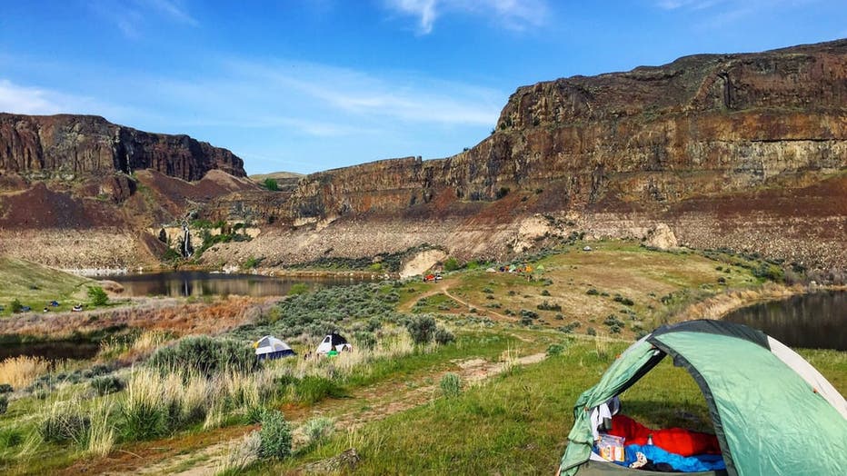 Ancient Lakes camping area in Washington (Source: Doris W via Yelp)