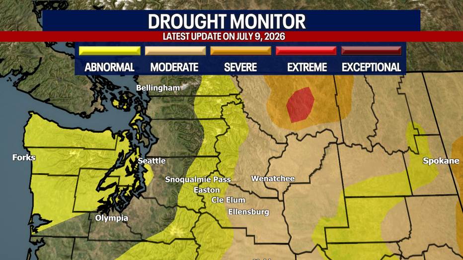Dry conditions continue to worsen drought conditions.