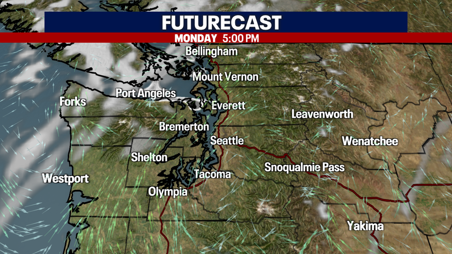 Plenty of sunshine on Monday.