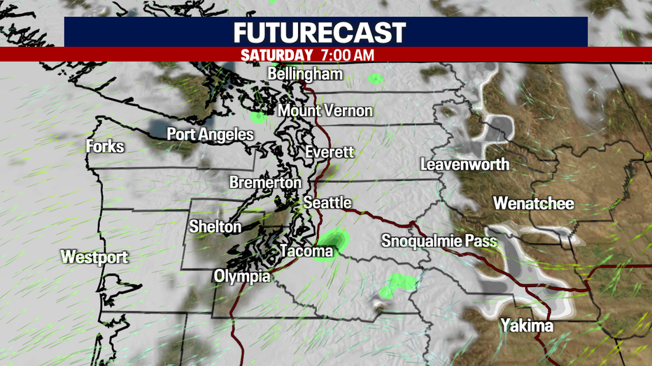 Cloudy Start Saturday