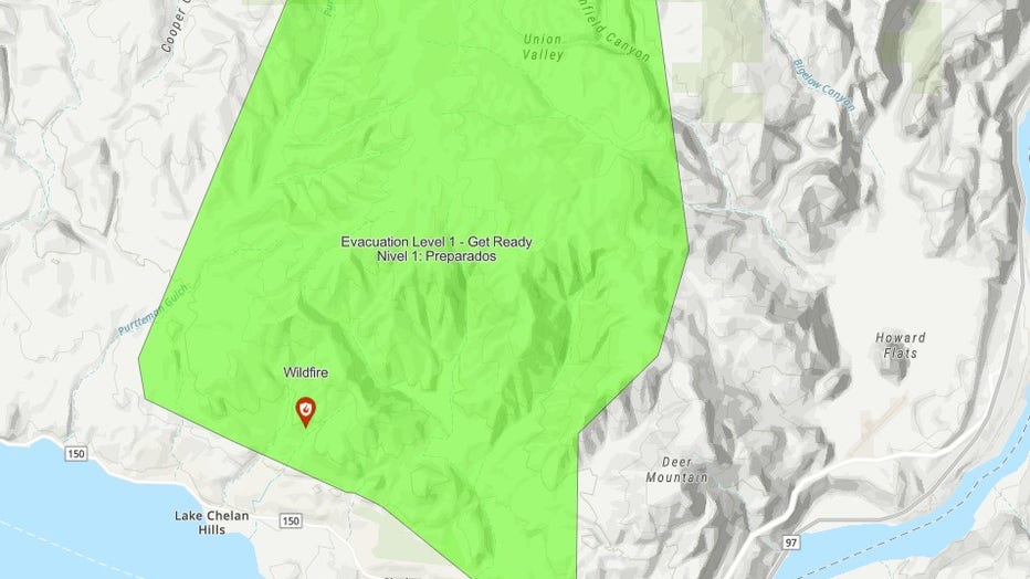 Henderson Fire Evacuation Map