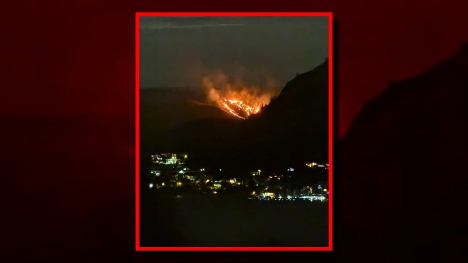 Wildfires spread in Lake Chelan area over Fourth of July weekend