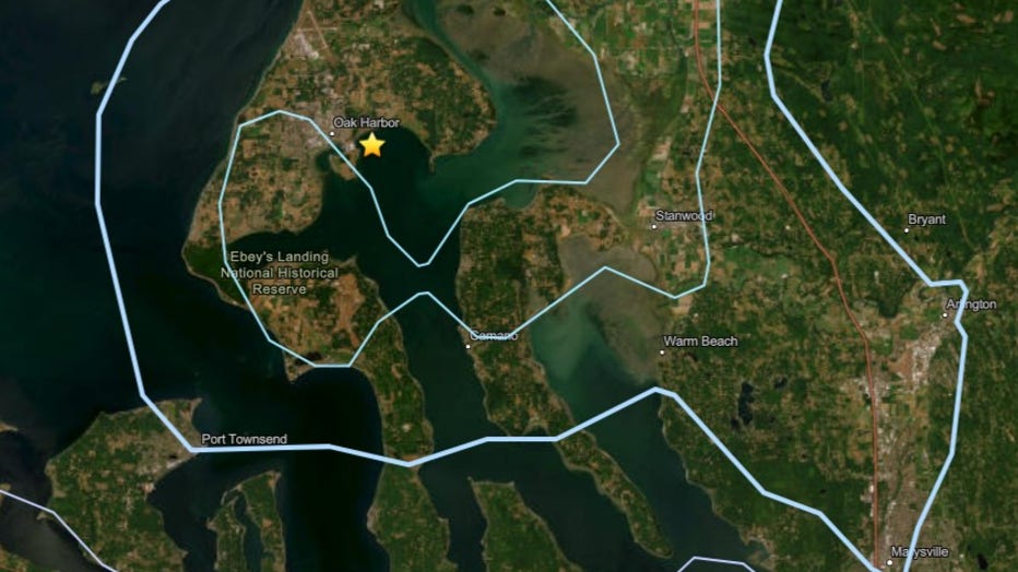 A magnitude 3.8 earthquake struck near Oak Harbor overnight in Crescent Harbor, according to the U.S. Geological Survey. The quake was the largest in a series of five earthquakes and aftershocks recorded in the area between 11:34 p.m. Wednesday and 3:50 a.m. Thursday. Nearly 1,300 people reported feeling the earthquake, with reports spanning Whidbey Island, Skagit County and parts of western Washington, according to the USGS.