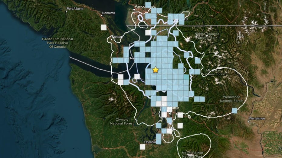 A magnitude 3.8 earthquake struck near Oak Harbor overnight in Crescent Harbor, according to the U.S. Geological Survey. The quake was the largest in a series of five earthquakes and aftershocks recorded in the area between 11:34 p.m. Wednesday and 3:50 a.m. Thursday. Nearly 1,300 people reported feeling the earthquake, with reports spanning Whidbey Island, Skagit County and parts of western Washington, according to the USGS.