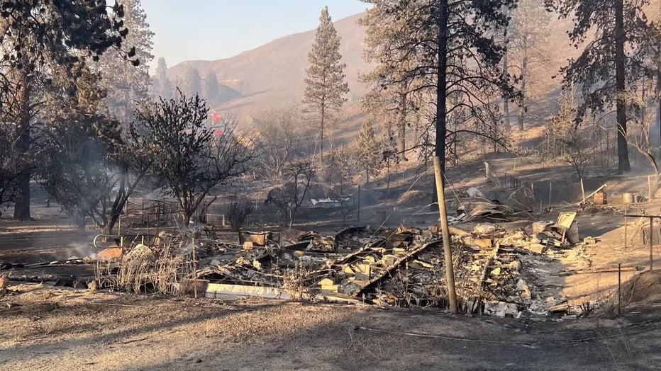 Chelan Hills Fire Destruction