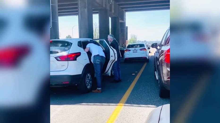 Man Stops Runaway SUV On I-5