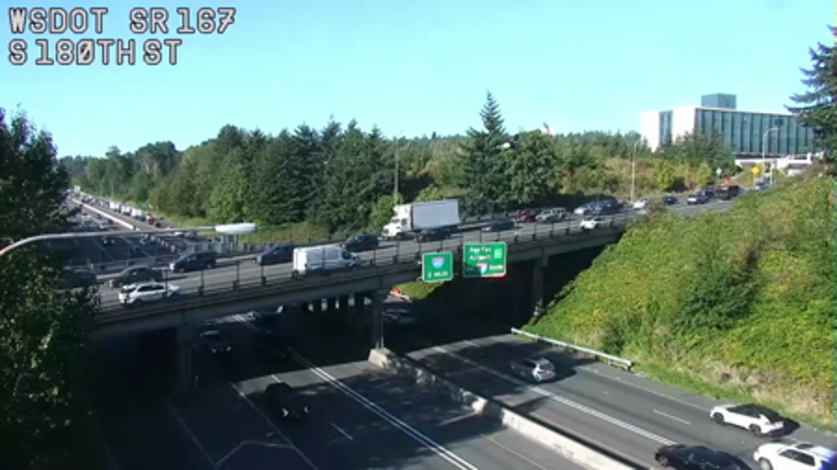 Suspect in custody after SR 167 drive-by shooting leaves driver injured in Kent, WA