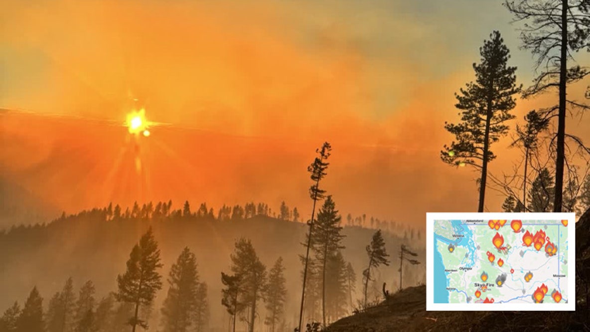 Here's where fires in Washington state are burning