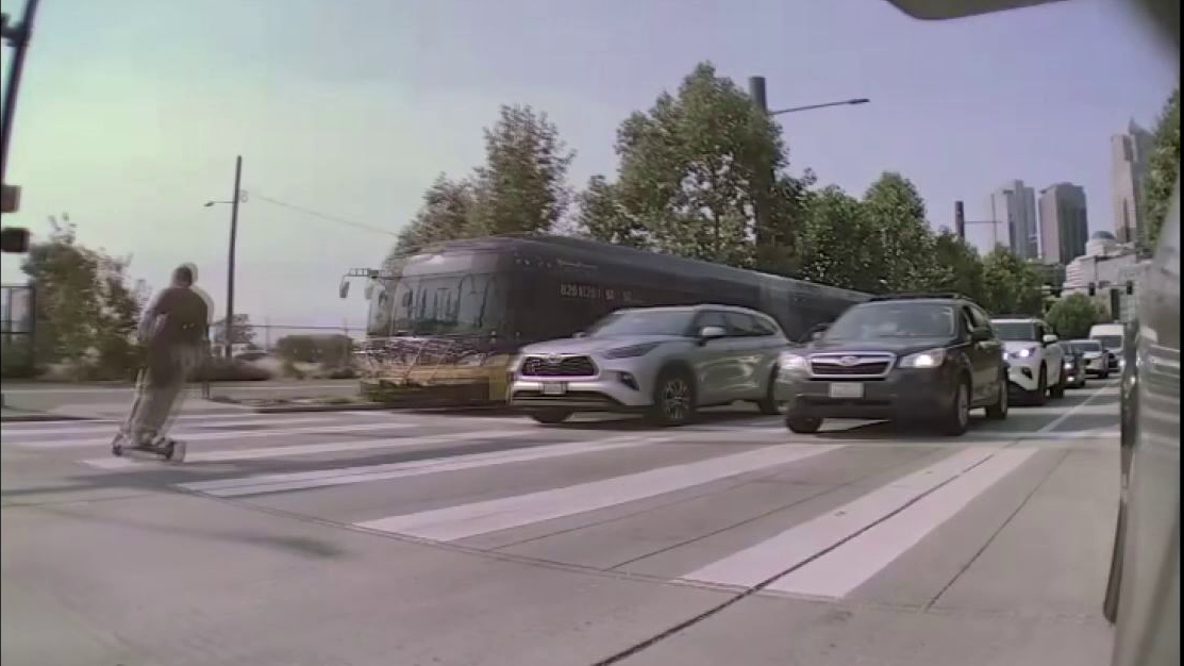 Man severely injured after e-scooter collides with King County Metro bus