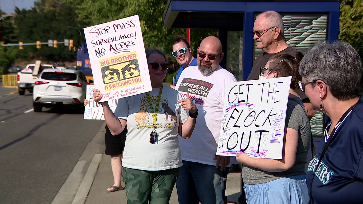 Renton, WA protesters demand cancellation of Flock camera contract