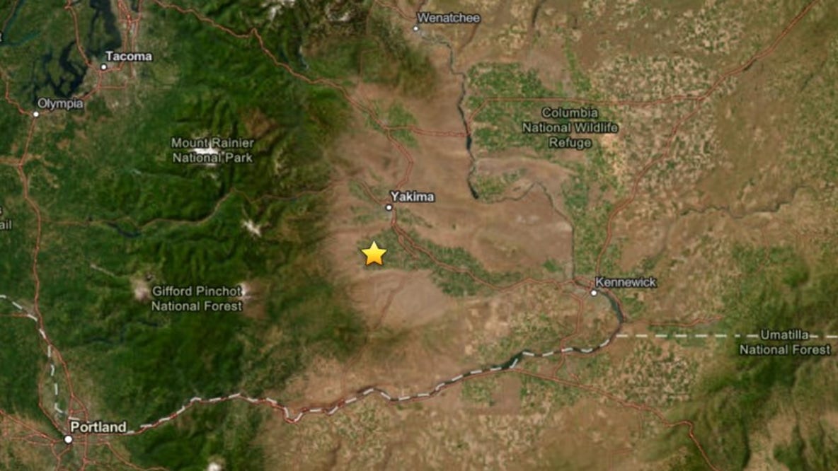 Recent earthquake: Magnitude 3.3 quake near Yakima, WA