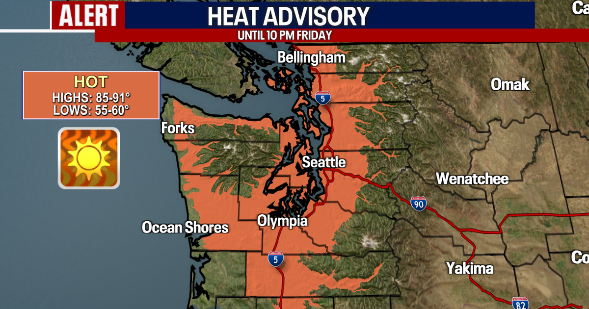 Seattle weather: Heat Advisory extended, Red Flag warnings issued for eastern WA