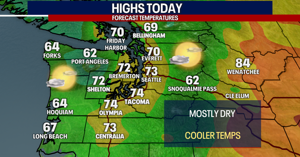 Seattle weather: Cloudy start Friday, afternoon sunbreaks and mild temperatures