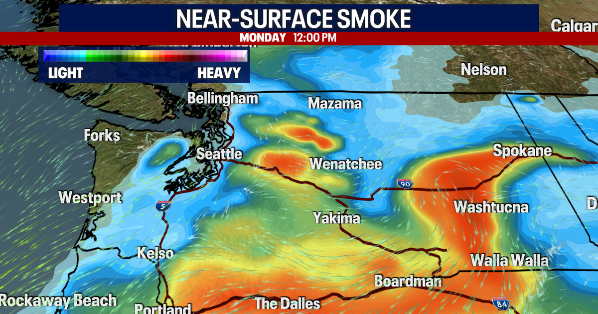 Seattle weather: Smoky skies return to start the work week