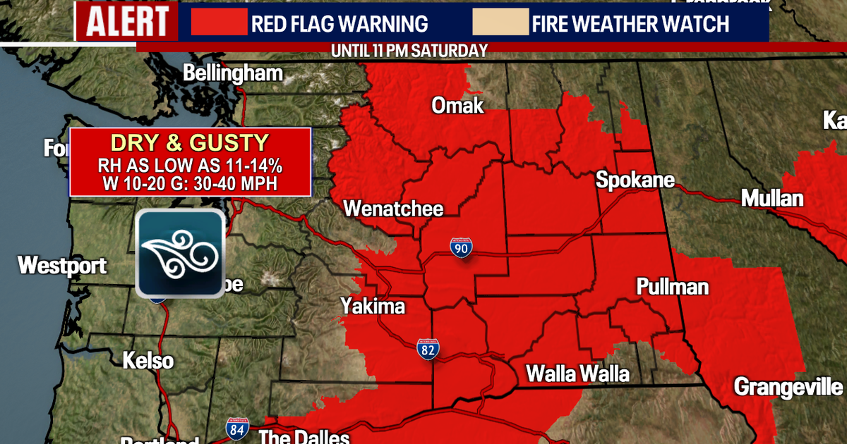 Seattle weather: Fire danger increases this weekend in Eastern Washington