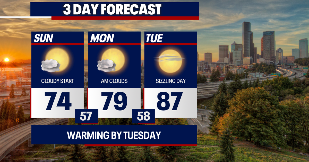 Seattle weather: Heat and smoke increase Monday and Tuesday