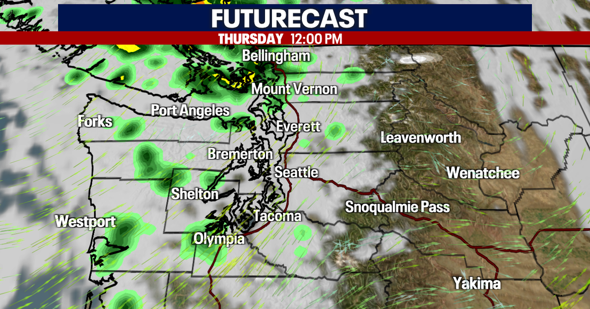 Seattle weather: Few showers, cooler and chance of mountain storms Thursday