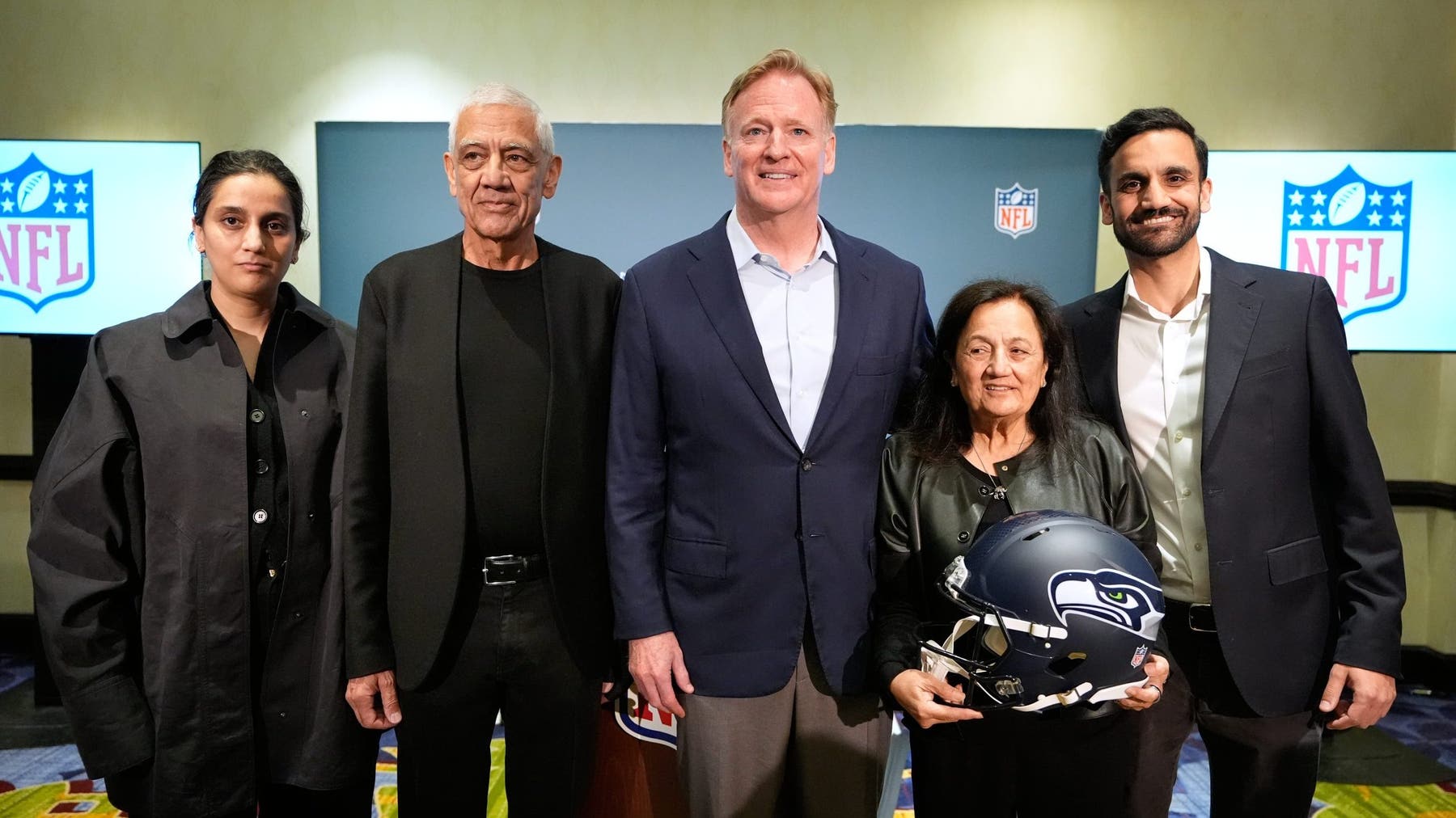 Seattle Seahawks sale to Vinod Khosla family officially closes