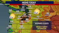 Seattle weather: Dry and mild with afternoon sunshine Tuesday