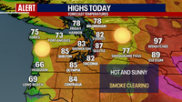 Seattle weather: Wildfire smoke clears, cooling off this weekend
