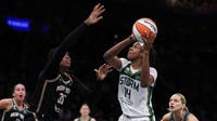 Seattle Storm lose ninth straight game as Breanna Stewart scores 24 points for Liberty in 95-83 victory