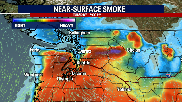 Seattle weather: Heat, wildfire smoke triggers Air Quality Alert