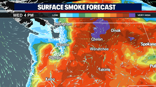 Seattle weather: Wildfire smoke, heat hit Western Washington