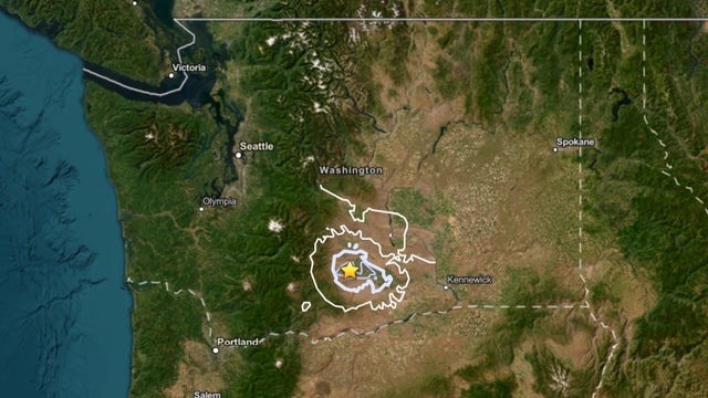 Recent earthquake: Magnitude 3.3 quake near Yakima, WA