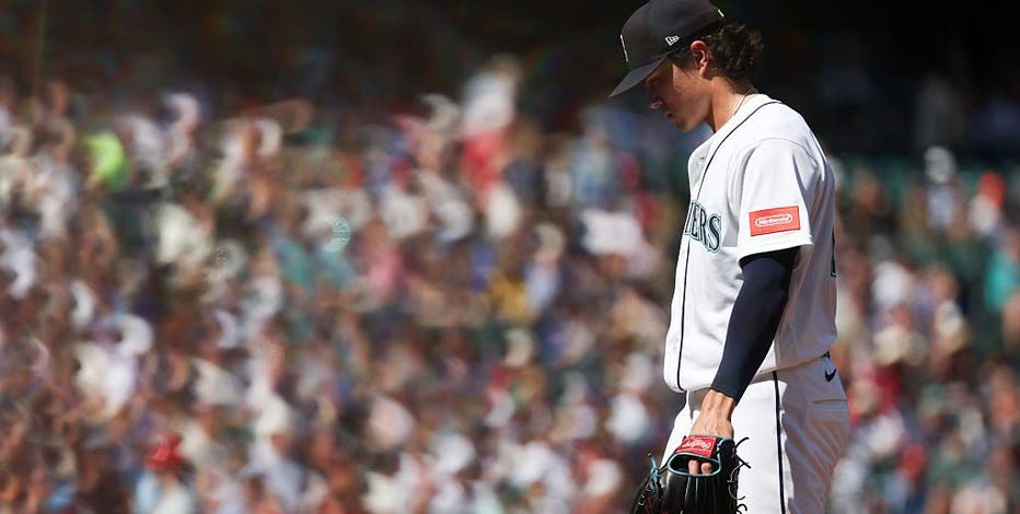 Bryce Harper, Kyle Schwarber homer off Bryan Woo as Seattle Mariners lose 6-0 to Phillies