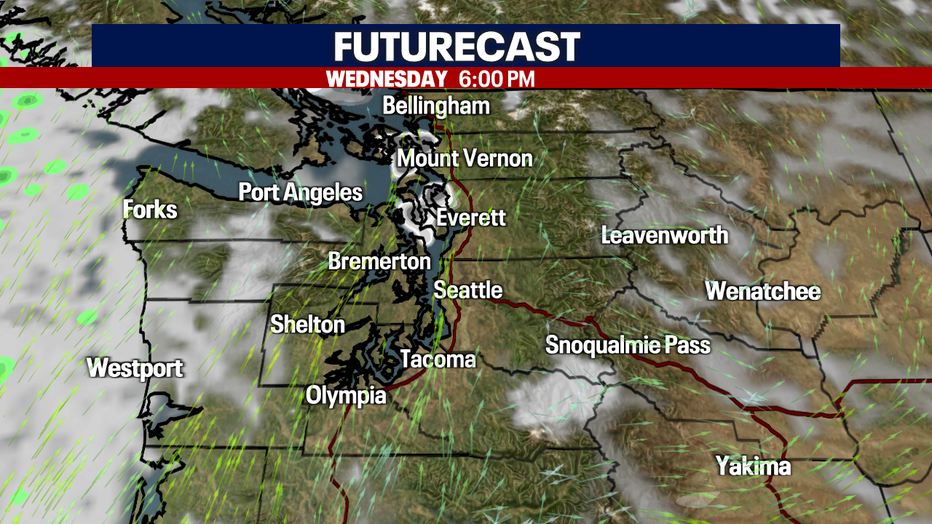 Cloudy morning with increasing sunshine by the afternoon.