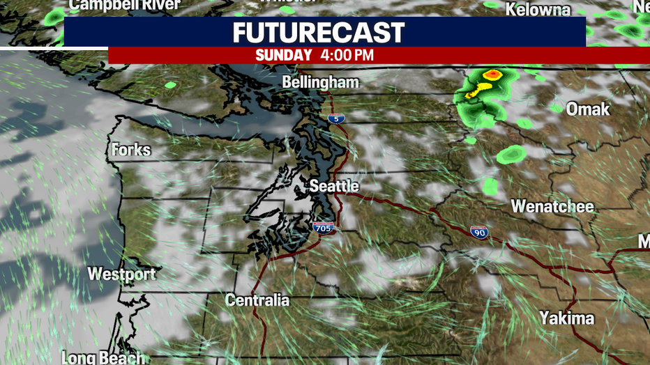 Cloudy skies to begin the day with sunnier afternoon.