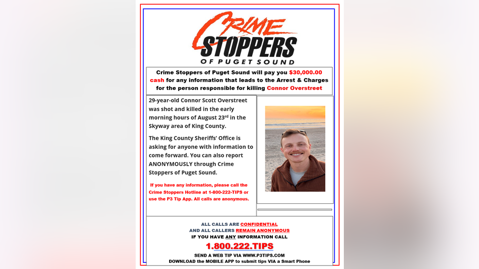 Crime Stoppers Poster Connor Overstreet