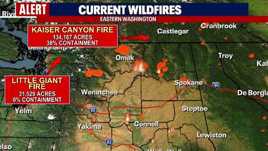 The National Weather Service issued a statement calling the conditions "Elevated Fire Weather"
