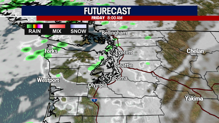 Seattle weather will begin Friday with clouds covering much of the region.