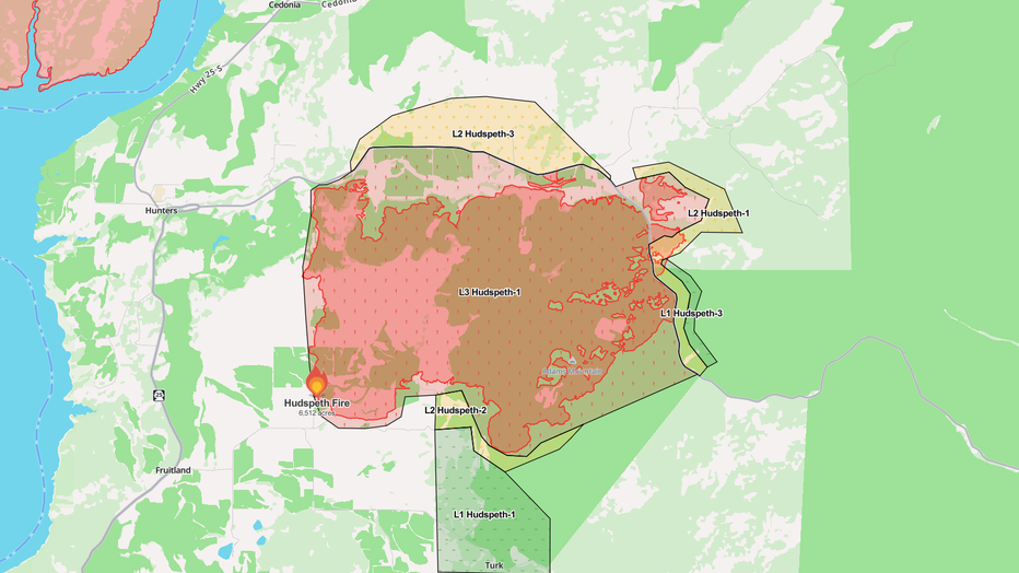 Hudspeth Fire Map August 12